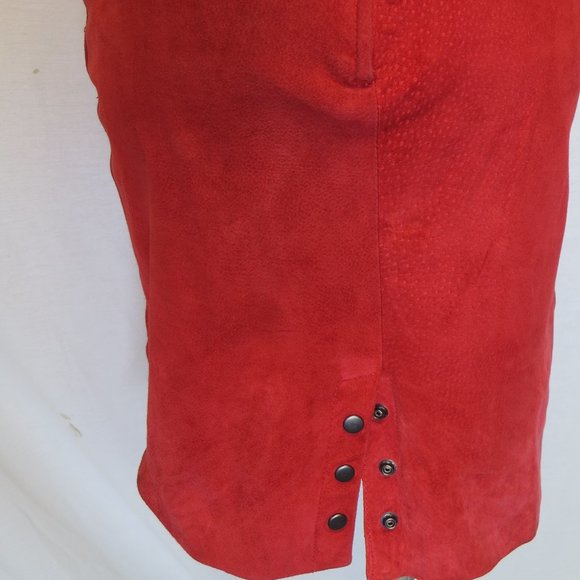 IOU leather suede skirt HOT - Picture 2 of 4